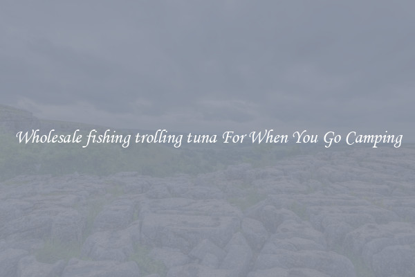 Wholesale fishing trolling tuna For When You Go Camping