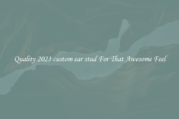 Quality 2023 custom ear stud For That Awesome Feel
