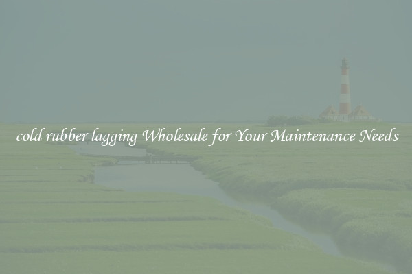 cold rubber lagging Wholesale for Your Maintenance Needs