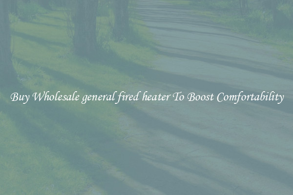 Buy Wholesale general fired heater To Boost Comfortability
