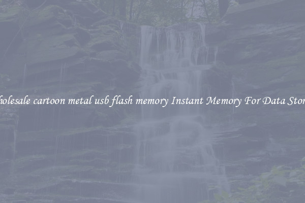 Wholesale cartoon metal usb flash memory Instant Memory For Data Storage