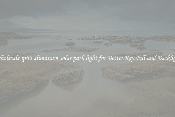 Wholesale ip68 aluminum solar park light for Better Key Fill and Backlight